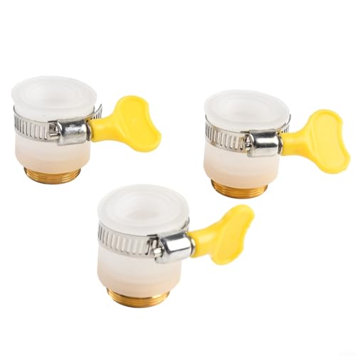 Praktischer Metall-Schlauchadapter, perfekt für 22 mm Wasserhähne in Küche und Garten (3 Stück)