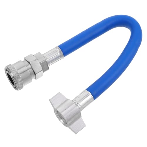 Ciieeo Luftschlauch für Gasflaschen Luftschlauch für Lkw Schnellanschluss Adapter Luftschlauch mit Adapter Luftanschluss für Lkw Hochleistungs-Luftrohr LKW-Luftleitung Kupfer Blue