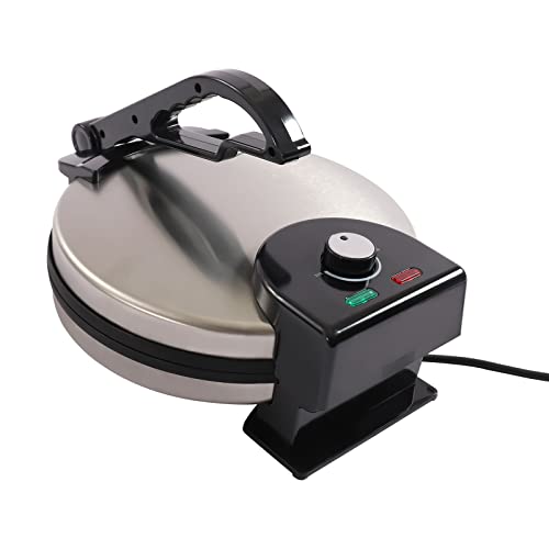 Qussse Roti Maker Chapati Maker 220V Electric Tortilla Presse, Doppelseitige Heizung, Antihaftbeschichtung, für Tacos Tostadas und Quesadillas