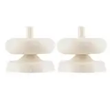 Anloximt 2Pack Perlendreher Holzperlendreher Perlendreher Schüssel Perlenlader Spinner Schmuckherstellung Perlenhalter für Schmuckherstellung Handwerk Aufziehen von Perlen