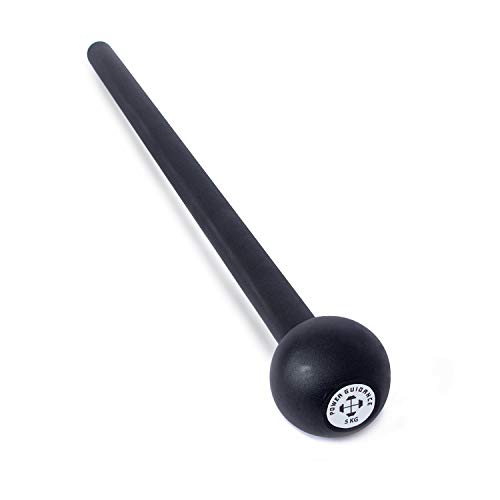 POWER GUIDANCE Steel Mace Macebell Entwickelt Perfekt Stabilisatormuskeln, Gelenke und Kernstärke (5kg)