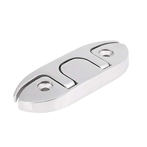 Bootsklampe 4-1/2" - Klappbarer Edelstahl Cleat für Boote, perfekte Lösung zum Festmachen am Dock