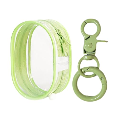 Kleine Schlüsselanhänger-Tasche, Figuren-Aufbewahrungstasche, transparente Schlüsselanhänger-Tasche - Multi Plus Puppentragetasche, Puppen-Aufbewahrungstasche, wasserdichte Puppen-Display-Tasche,