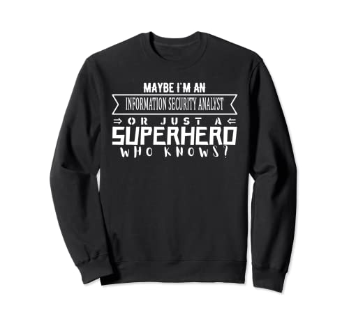 Lustige Arbeits- und Berufsinformationen: Sicherheitsanalyse Sweatshirt