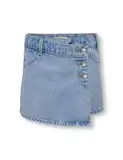 KIDS ONLY Mädchen Kogjenny Skort DNM Pim020 Hosenrock, Light Blue Denim, 158 EU