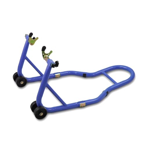 BITUXX Motorradständer hinten Motorrad Montageständer Hinterrad Transportständer Blau für viele gängige Motorräder