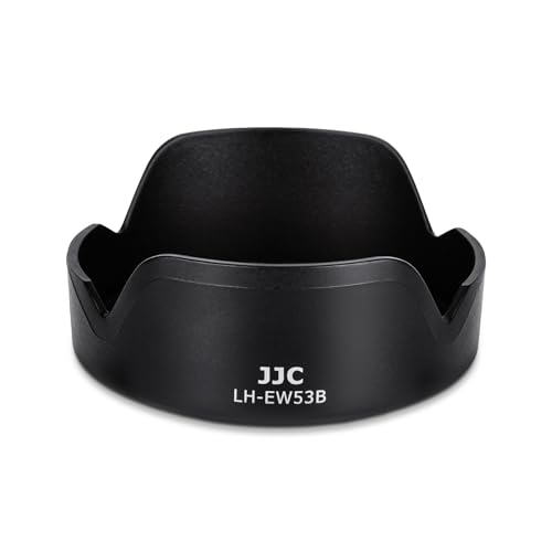 JJC Shade Reversible Tulip Flower Hood für Canon RF-S 10-18mm f/4.5-6.3 is STM Objektiv - Ersetzt Canon EW-53B (49mm)