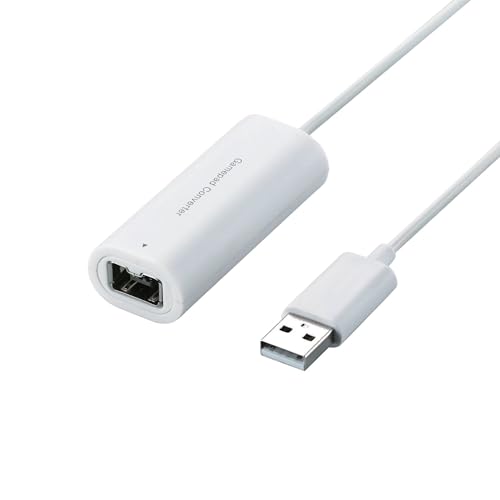 ELECOM Game Pad-Konverter für Wii Classic Controller 1-Port [Weiß] JC-W01UWH (Japan Import)