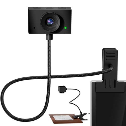 Webcam 1080P mit Mikrofon und Sichtschutzklappe,Augenkontakt-Webcam,Plug&Play mit automatischer Lichtkorrektur,Laptop-PC-Kamera für Video-Streaming,Konferenzen,Farbkommunikation und Desktop-Aufnahmen.
