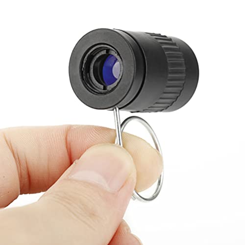 Mini-Teleskop, taktisches Taschenteleskop Mini-Handteleskop 2,5 x 17,5 optisches Ultra-Mikro-Fingerschnallen-Teleskop (schwarz)