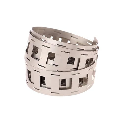 Nickelband, 0,15 * 27.2mm 10M Nickel Streifen Band,für 18650-Batterien Punktschweißband,Nickelstreifen-Lithium-Batteriepack,DIY 18650 Akkupack,Entfernung 20.2mm