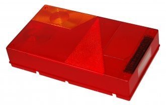 Lichtscheibe für Rückleuchte Aspöck Multipoint 1 I links 18-8450-007 Ersatzglas für Pkw Anhänger