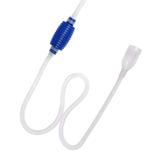 Voarge Siphon für die Reinigung des Aquariums, Handpumpe 140 cm für Aquarien und Fischtanks -handbetriebe Wasser manuell pumpen vom Aquarium und Fischtank
