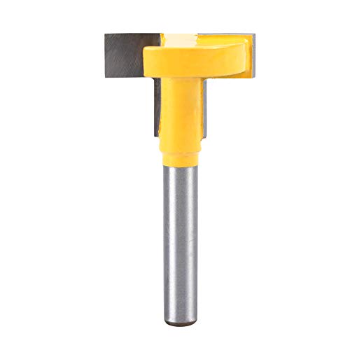 1 / 4 Shank Carbide T - Slot Router Bit | 27mm Wood Cutter for Pine / Softwood | Heat - Tolerant Coating | Fits Trimmers & Engravers (Cutter head diameter 27mm)