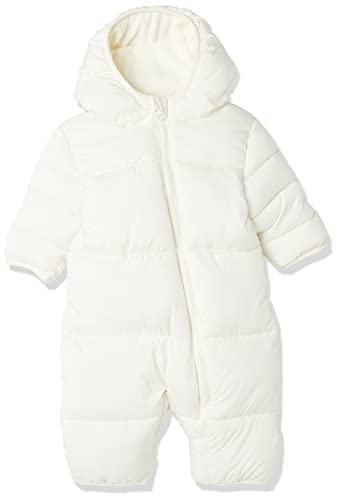 Amazon Essentials Unisex Baby Schnee-Daunenoverall, Elfenbein, 12 Monate