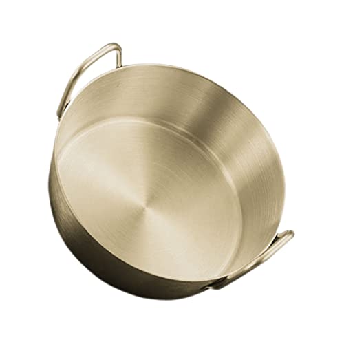 Anneome Runde Mini-Sauce Partygeschirr Makgeolli Tasse Snack Edelstahl Französische Schalen Mit Dessert Küche Sushi-Platte Gewürzreis Lebensmittel Restaurant Kimchi Wein Vorspeise