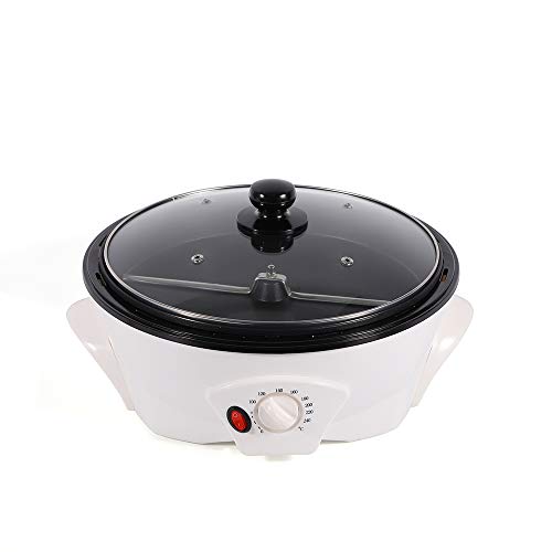 Elektrischer Kaffeeröster 1200W Kaffeeröstmaschine Kaffeeröster Kaffeebohnenmaschine Nussröstmaschine Kaffeebohnenröster, Kaffeemaschine für Cafe Shop, zu Hause, Cafe und Club