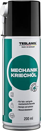 TESLANOL 26030 Universal Mechaniker Kriechöl Spray / Schmieröl Schutz & Pflege von Metall Teilen / Sprühöl / Schmierfett / Spray 200ml