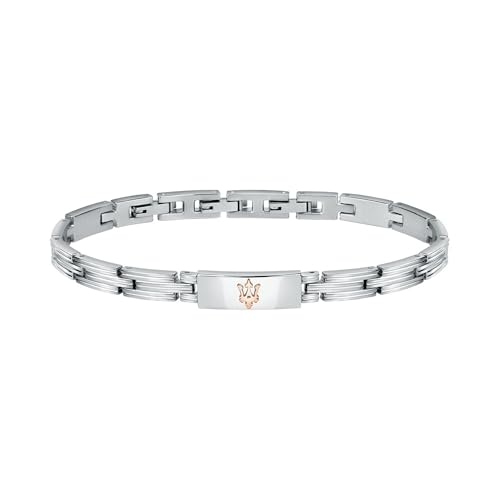 Maserati Maserati Jewels Herren Armband, aus Edelstahl, Rosegold PVD - JM121ATK12