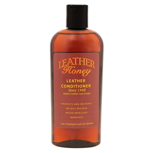 Leather Honey Lederpflegemittel - Premium Lederpflege seit 1968 für die Anwendung auf Lederbekleidung, Lederwaren Möbel, Autoinnenausstattung, Schuhe, Taschen, Accessoires