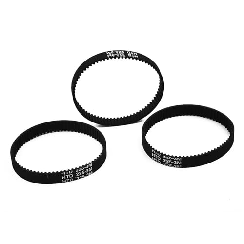 Jodriva 3 Stück Hobelantriebsriemen, for Bosch, for PHO 15–82 PHO 16–82 PHO 20–82 Staubsauger, Haushaltsstaubsauger, Ersatzaufsatz Zahnriemen aus Gummi