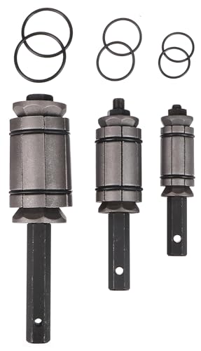 SIXTOL TAILPIPE 3 Rohraufweiter Auspuff Ø 30-85 mm, 3 Stk | Karbonstahl/Nitrilkautschuk | Rohrspreizer | Rohrweiter | Auspuff Rohrweiter-Set