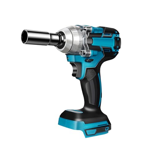 Susoso - Bürstenloser Schlagschrauber, 18V-Schlagschrauber 4000 U/min, 1/2" Square Drive mit 6 Stecknüsse für Baustellenregale, Wartung, Holzbearbeitung, LKW PKW Reifenwechsel usw