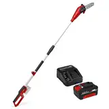 Einhell Akku-Hochentaster GC-LC 18/20 Li T Power X-Change (Lithium-Ionen, Motorkopf mit 30° Neigung, Verlängerungsstange, Metallgetriebe, inkl. 4,0 Ah Akku und Ladegerät)