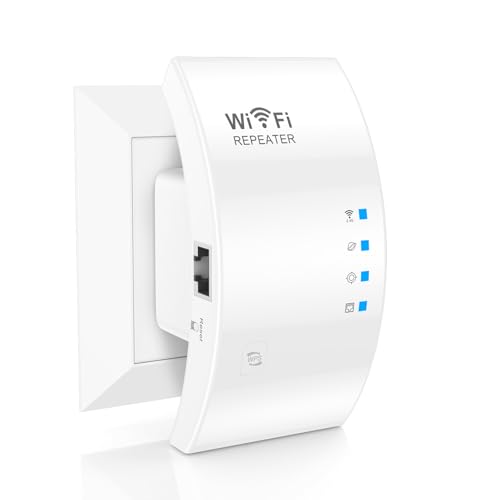 WLAN Verstärker, 1800Mbit/s WiFi Verstärker WLAN Repeater Dualband 4 * 180° Schwenkbare Antennes, Ethernet-Anschlussvon, WLA n Booster von Repeater/AP/Router Modus, Simple Einrichtung, EU Plug