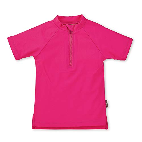 Sterntaler Baby - Mädchen Kurzarm-schwimmshirt Rash Guard Shirt, Magenta, 86-92