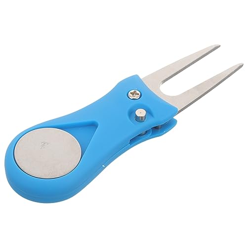 Happyyami Faltbare Golf Divot Reparaturgabel Professionelles Werkzeug Zur Rasenreparatur Tragbares Golfzubehör Für Präzise Pflege des Golfgreens