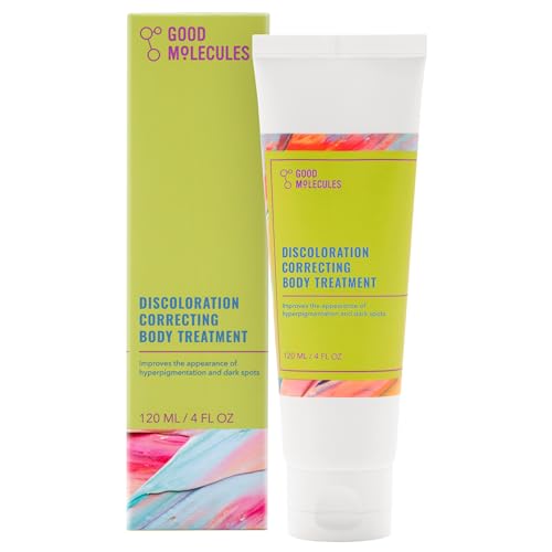 Good Molecules - Korrektur-Körperbehandlung 120 ml / 4 oz, Feuchtigkeitscreme mit Tranexamsäure, LHA und Niacinamid für Hyperpigmentierung bei dunklen Flecken, Anti-Aging Körperpflege Lotion