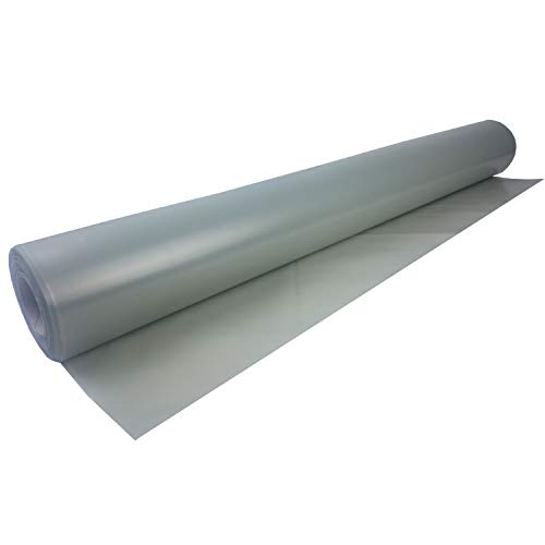 uficell Aqua-Stopp Baufolie, Estrichfolie, PE-Folie, Dampfsperre - 0,12 mm Stark - unter Laminat-/Parkettböden bei erhöhter Restfeuchte bzw. Einsatz einer Warmwasser Fußbodenheizung (25 m² (12,5 x 2))