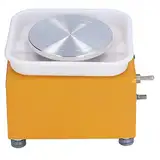 Töpferscheibe Kinderunterricht Keramik-Kunst-Maschine Keramik-Arbeit Tonformmaschine Elektrische Töpferscheibe-Maschine Keramik (EU-Stecker)