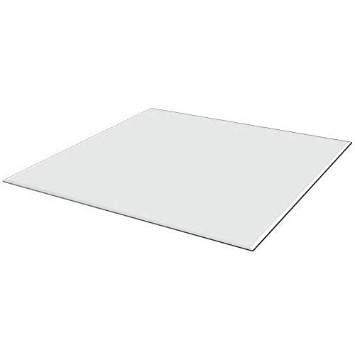 Glasplatte TERRY 70x70cm ESG Gehärtetes 8mm Glas Scheibe Bodenplatte