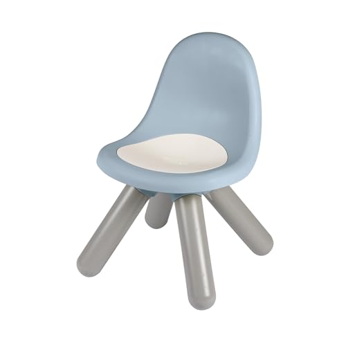 Smoby Life - Kinderstuhl Blau - Aus recyceltem Material, UV-beständig, Stabiler Kunststoff, für drinnen & draußen, ab 18 Monaten
