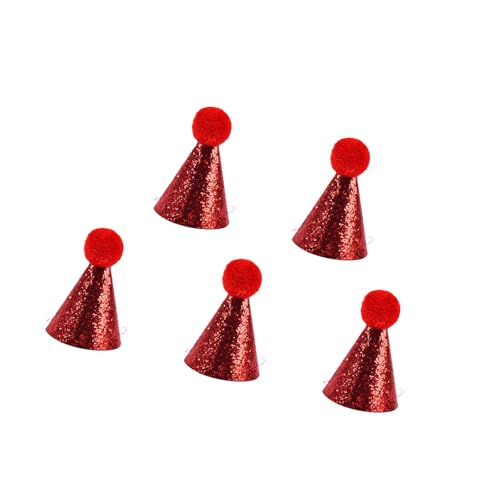 uikios Katzen-Geburtstags-Kopfbedeckung, Hut für Haustier-Urlaub, Dekoration, glitzernde Partyhut, Welpen, Weihnachten, Hunde-Kopfbedeckung, Foto-Requisiten