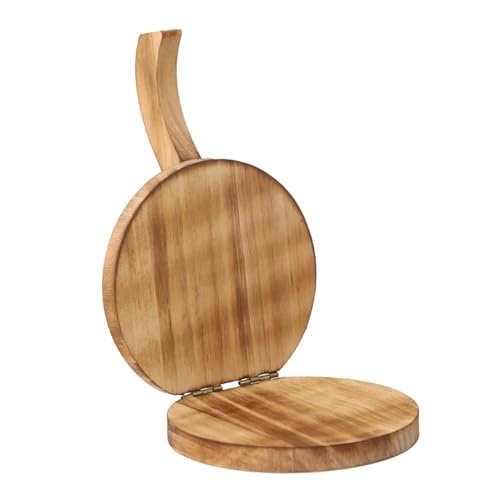 pistro Holz Tortilla Presse Maker Roti Maker Bio Holz Tortilla Presse Maker Ergonomisch Multifunktional Teigpresse für Ravioli Tortillas Pfannkuchen