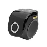 HpLive Smart Ring, Ringfingerzähler, wasserfester 4-stelliger Zähler für Gebetserinnerungen & mehr, einstellbar(black)