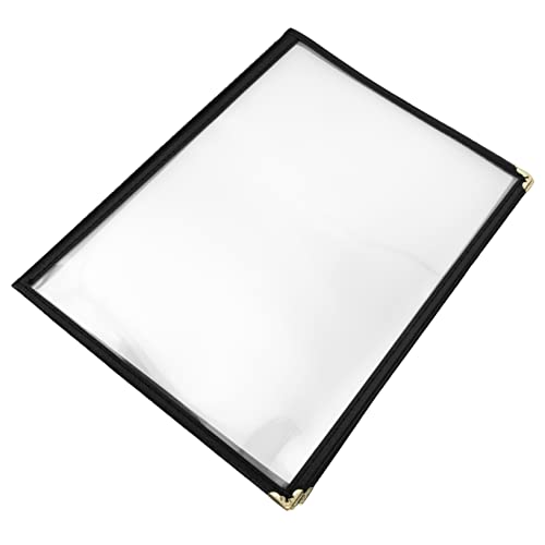 KICHOUSE Menü Rezept menükarten menuekarten Faltbare Menükarte Cafe Menübuch Speisekarten Schutzfolie Anzeige Restaurantmenü Und transparent für Menühalter Papiereinleger Preisliste PVC