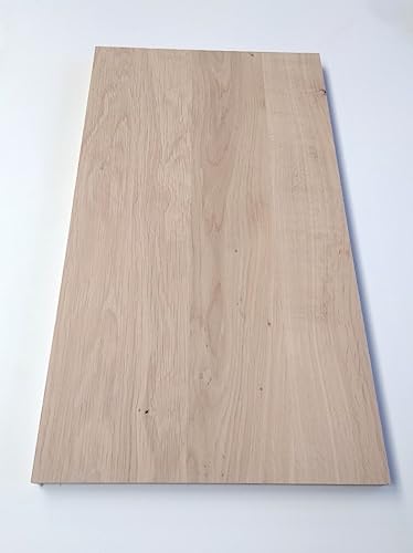 Generisch 1 Tischplatte Eiche massiv 3cm stark. Holzplatte Tisch Kanten gerundet. Sondermaße auf Anfrage (10x40cm)