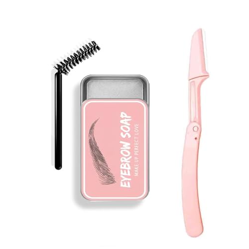 Augenbrauengel, Eyebrow Wax Shaping Soap, Braue Wachs Gel Shaping für Braue, Brow Lifting Gel Set, Professionelles Augenbrauengel Shaping Wachs, 3D Augenbrauen Make-up Gel Seife Brauen Kit