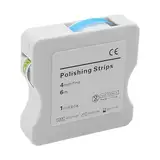 Alnicov Zahnschleifpapier, Zahnpolierstreifen, 4 mm Breite, 6 m/Rollen/Box, Zahnschleifpapier, Interdental-Schleifwerkzeuge zum Polieren von Zähnen