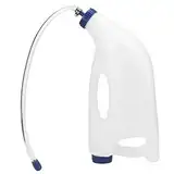EVTSCAN 4-Liter-Großraum-Milchflaschen-Futterspender für Neugeborene Kälber mit Griff und Fütterungssonde, Kälber-Drencher-Flasche für Milchviehbetriebe beim Kalben und Aufziehen