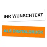 foliado® 2 x Wunschtext Aufkleber Schriftzug Buchstaben als selbstklebender Digitaldruck - Aufkleber selbst gestalten - 2-farbig Auto Text Werbung Aufkleber Schriftzug | wasserfest | UV-beständig 008