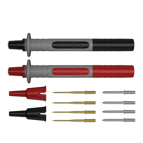 Effiziente Messleitungen für Bananensteckdosen, Nadel für Multimeter, elektrische Geräte, Schule, Unterricht, Haushaltsgeräte, Wartung