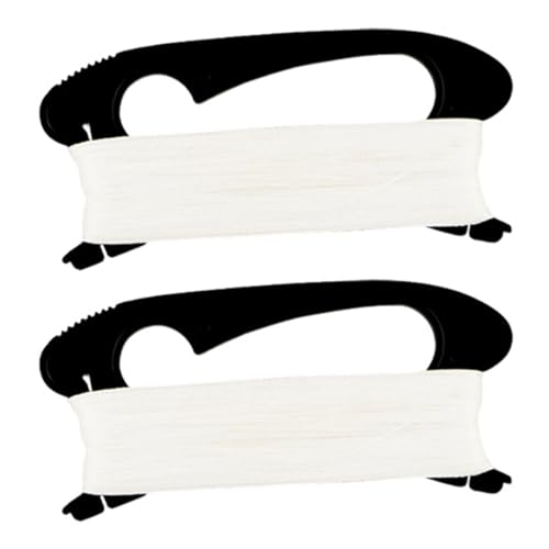 PRATORT 2 Stück 100M drachenschnur spule Drachenschnur reißfest Fliegende Drachen Flying Kite kite string Schnur Kite Line Winder Fliegender Drachenschnur Durable Drachen Leine(Schwarz)