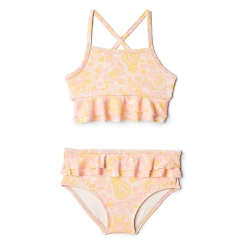 Amazon Essentials x Sofia Grainge Baby Mädchen Bikini, Muschelrosa Verziertes Paisley, 18 Monate