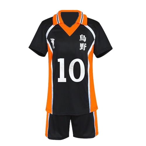 XIAMUSZ Karasuno Cosplay Kostüm Jersey Halloween Uniform Shorts Shirt (Large, Color 7)