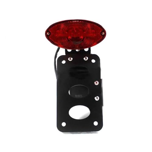 BEPHON Motorrad LED Bremslicht Rücklicht für Harley & ey Prince Cruise Motorrad Rücklicht Retro mit Kennzeichenhalter Bremslicht